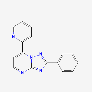 2-{2-PHENYL-[1,2,4]TRIAZOLO[1,5-A]PYRIMIDIN-7-YL}PYRIDINE