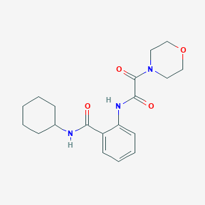 N-cyclohexyl-2-{[morpholin-4-yl(oxo)acetyl]amino}benzamide