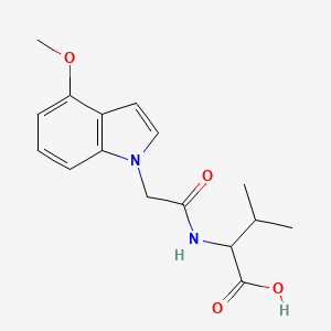 N-[(4-methoxy-1H-indol-1-yl)acetyl]valine