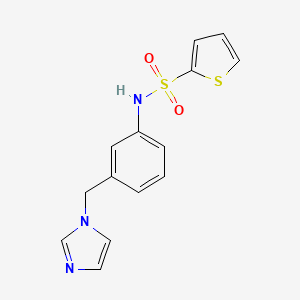 N-[3-(1H-imidazol-1-ylmethyl)phenyl]-2-thiophenesulfonamide