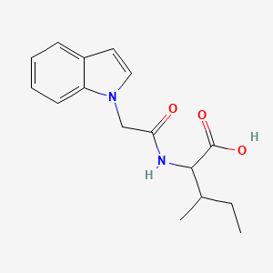 N-(1H-indol-1-ylacetyl)isoleucine