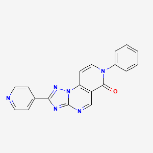 7-phenyl-2-(4-pyridyl)pyrido[3,4-e][1,2,4]triazolo[1,5-a]pyrimidin-6(7H)-one