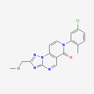 7-(5-chloro-2-methylphenyl)-2-(methoxymethyl)pyrido[3,4-e][1,2,4]triazolo[1,5-a]pyrimidin-6(7H)-one