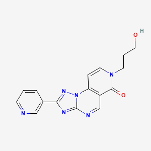 7-(3-hydroxypropyl)-2-(pyridin-3-yl)pyrido[3,4-e][1,2,4]triazolo[1,5-a]pyrimidin-6(7H)-one