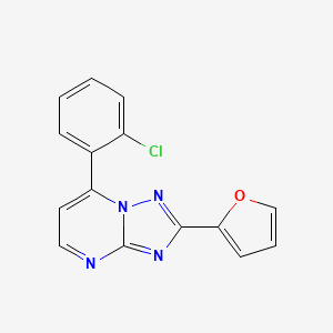 7-(2-chlorophenyl)-2-(furan-2-yl)-[1,2,4]triazolo[1,5-a]pyrimidine