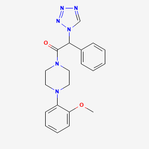 1-(2-methoxyphenyl)-4-[phenyl(1H-tetrazol-1-yl)acetyl]piperazine