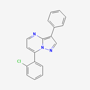 7-(2-chlorophenyl)-3-phenylpyrazolo[1,5-a]pyrimidine