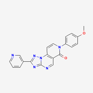 7-(4-methoxyphenyl)-2-(3-pyridyl)pyrido[3,4-e][1,2,4]triazolo[1,5-a]pyrimidin-6(7H)-one