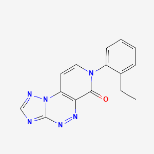 11-(2-Ethylphenyl)-2,3,5,7,8,11-hexazatricyclo[7.4.0.02,6]trideca-1(9),3,5,7,12-pentaen-10-one