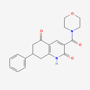 3-(morpholinocarbonyl)-7-phenyl-7,8-dihydro-2,5(1H,6H)-quinolinedione