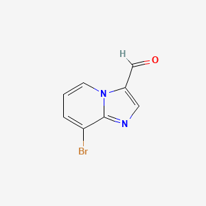 molecular formula C8H5BrN2O B594505 8-Bromoimidazo[1,2-a]pyridine-3-carbaldehyde CAS No. 1232038-99-1