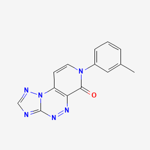 7-(3-methylphenyl)pyrido[4,3-e][1,2,4]triazolo[5,1-c][1,2,4]triazin-6(7H)-one