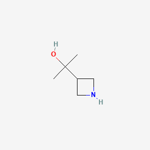B594524 2-Azetidin-3-YL-propan-2-OL CAS No. 1257293-78-9