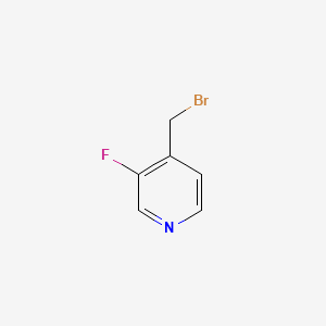 molecular formula C6H5BrFN B594537 4-溴甲基-3-氟吡啶 CAS No. 1227602-49-4