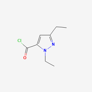 B594539 1,3-Diethyl-1H-pyrazole-5-carbonyl chloride CAS No. 126674-97-3
