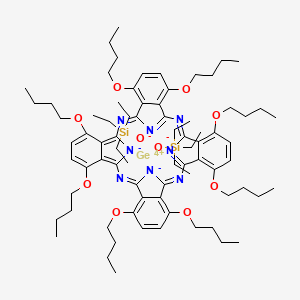 molecular formula C76H110GeN8O10Si2 B594561 Gepcet CAS No. 129707-64-8