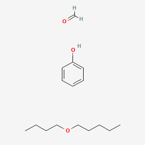 molecular formula C16H28O3 B594567 Phenol, polymer with formaldehyde, Bu ether CAS No. 129870-78-6