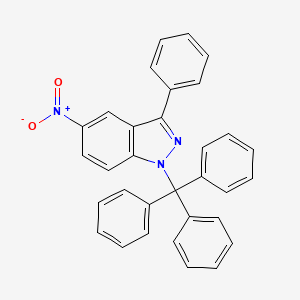 B594568 5-nitro-3-phenyl-1-trityl-1H-indazole CAS No. 1245644-15-8
