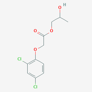 molecular formula C11H11Cl2O4- B594581 2-Hydroxypropyl 2-(2,4-dichlorophenoxy)acetate CAS No. 103564-78-9