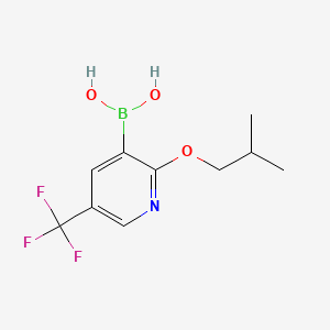B594586 2-Isobutoxy-5-(trifluoromethyl)pyridine-3-boronic acid CAS No. 1218790-68-1