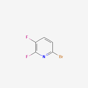 molecular formula C5H2BrF2N B594596 6-溴-2,3-二氟吡啶 CAS No. 1257071-45-6