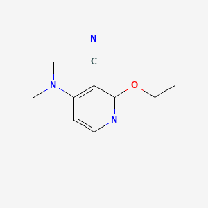 B594652 4-(Dimethylamino)-2-ethoxy-6-methylnicotinonitrile CAS No. 137440-90-5