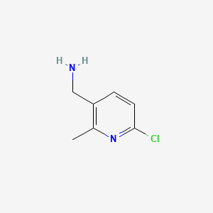 molecular formula C7H9ClN2 B594674 (6-Chlor-2-methylpyridin-3-yl)methanamin CAS No. 1251529-73-3