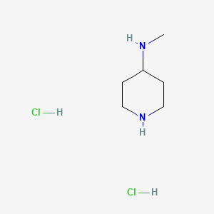 molecular formula C6H16Cl2N2 B594680 N-甲基哌啶-4-胺二盐酸盐 CAS No. 1220039-56-4