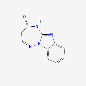 B594684 3H-[1,2,4]Triazepino[2,3-a]benzimidazol-4(5H)-one CAS No. 138824-80-3