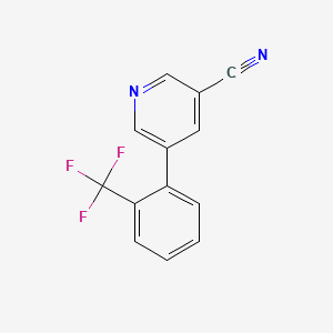 B594699 5-(2-(Trifluoromethyl)phenyl)nicotinonitrile CAS No. 1261770-60-8