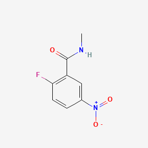 molecular formula C8H7FN2O3 B594719 2-fluoro-N-methyl-5-nitrobenzamide CAS No. 136146-83-3