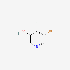molecular formula C5H3BrClNO B594782 5-Bromo-4-chloropyridin-3-ol CAS No. 1256813-87-2