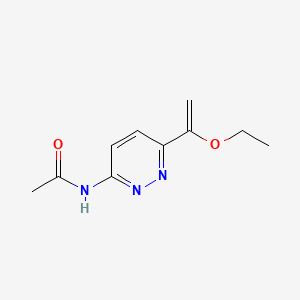 molecular formula C10H13N3O2 B594812 N-(6-(1-乙氧基乙烯基)吡啶嗪-3-基)乙酰胺 CAS No. 1313712-40-1
