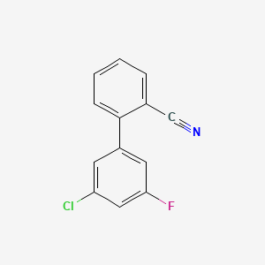 B594814 2-(3-Chloro-5-fluorophenyl)benzonitrile CAS No. 1352318-29-6