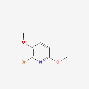 molecular formula C7H8BrNO2 B594837 2-Bromo-3,6-dimethoxypyridine CAS No. 1211525-11-9