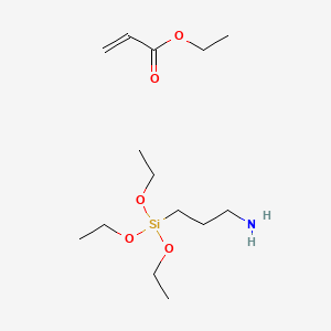 B594840 Ethyl prop-2-enoate;3-triethoxysilylpropan-1-amine CAS No. 132373-78-5