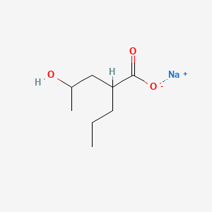 molecular formula C8H15NaO3 B594841 4-羟基-2-丙基戊酸钠 CAS No. 1216888-06-0