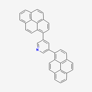 molecular formula C37H21N B594843 3,5-双(1-芘基)吡啶 CAS No. 1246467-58-2
