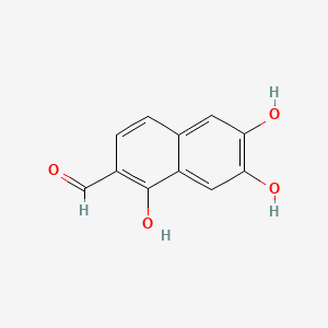 B594850 1,6,7-Trihydroxy-2-naphthaldehyde CAS No. 125366-71-4