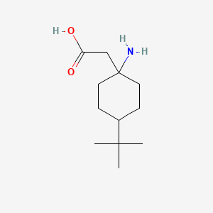 molecular formula C12H23NO2 B594864 (1-氨基-4-叔丁基环己基)乙酸 CAS No. 1339351-05-1