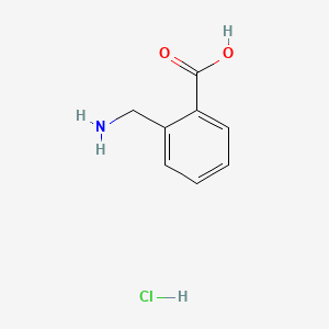 molecular formula C8H10ClNO2 B594997 2-(Aminomethyl)benzoic acid hydrochloride CAS No. 10017-39-7