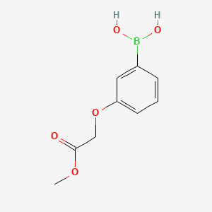 molecular formula C9H11BO5 B595007 3-(2-Methoxy-2-oxoethoxy)phenylboronic acid CAS No. 1256355-55-1