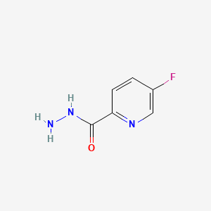 molecular formula C6H6FN3O B595015 5-Fluoropicolinohydrazide CAS No. 1254073-41-0