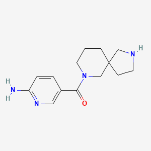 (6-Aminopyridin-3-yl)-(2,7-diazaspiro[4.5]decan-7-yl)methanone