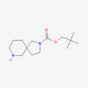 2,2-dimethylpropyl 2,7-diazaspiro[4.5]decane-2-carboxylate hydrochloride