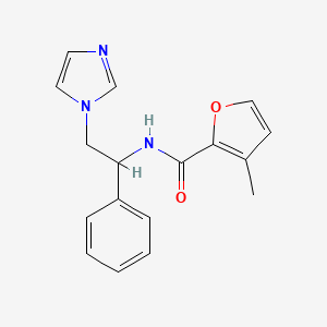 N-[2-(1H-imidazol-1-yl)-1-phenylethyl]-3-methyl-2-furamide