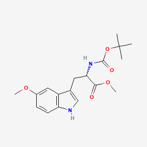 molecular formula C18H24N2O5 B595033 Methyl (S)-2-(N-Boc-Amino)-3-(5-methoxyindol-3-yl)propionate CAS No. 1235346-28-7