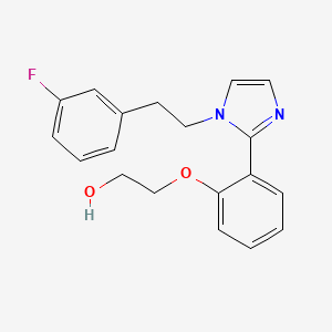 2-(2-{1-[2-(3-fluorophenyl)ethyl]-1H-imidazol-2-yl}phenoxy)ethanol