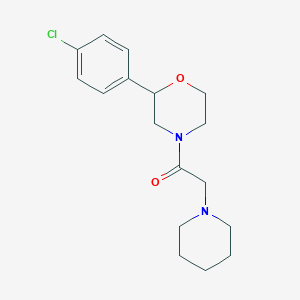 2-(4-chlorophenyl)-4-(piperidin-1-ylacetyl)morpholine