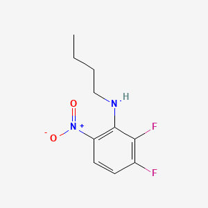 molecular formula C10H12F2N2O2 B595048 N-Butyl-2,3-difluoro-6-nitroaniline CAS No. 1249896-03-4